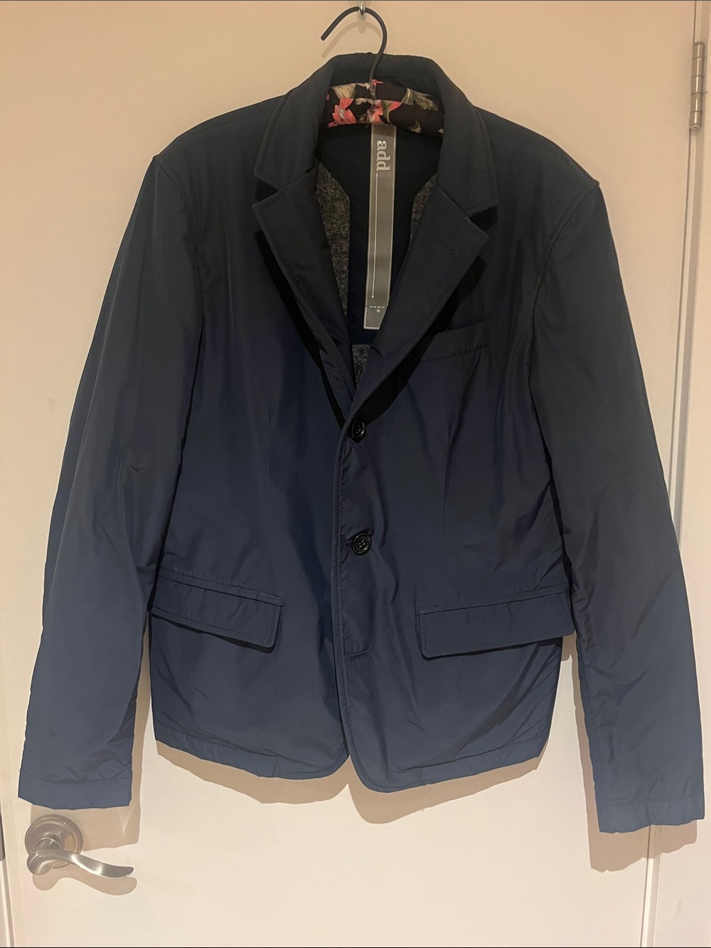 Add Down Men's Navy Lightweight Jacket